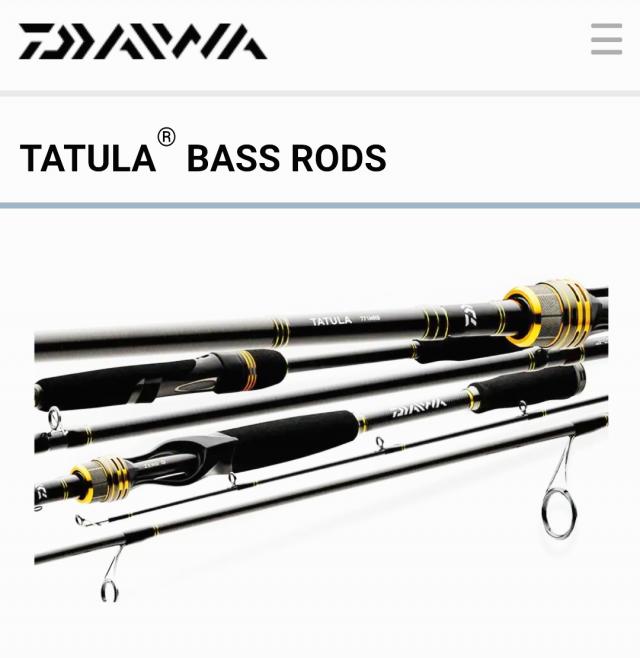 daiwa tatula bass rods